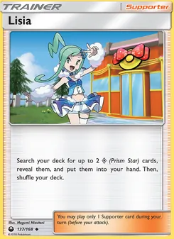 Lisia card from Celestial Storm, number 137/168