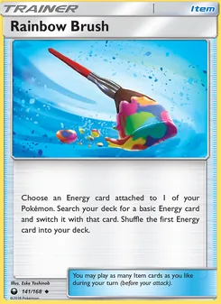 Rainbow Brush card from Celestial Storm, number 141/168