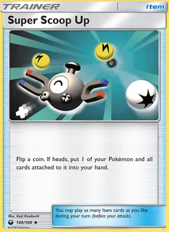 Super Scoop Up card from Celestial Storm, number 146/168