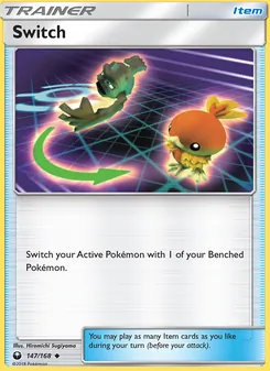 Switch card from Celestial Storm, number 147/168