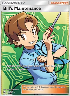 Bill’s Maintenance card from Celestial Storm, number 162/168