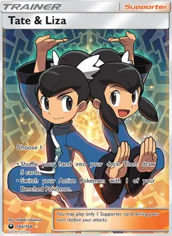 Tate & Liza card from Celestial Storm, number 166/168