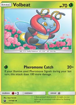 Volbeat card from Celestial Storm, number 17/168