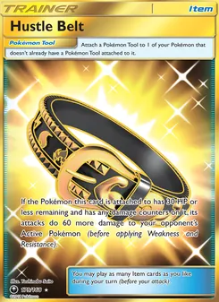 Hustle Belt card from Celestial Storm, number 179/168