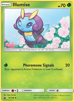 Illumise card from Celestial Storm, number 18/168