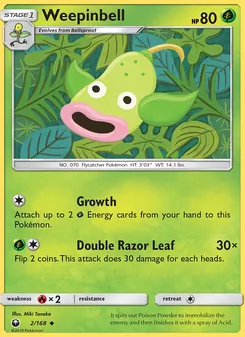 Weepinbell card from Celestial Storm, number 2/168