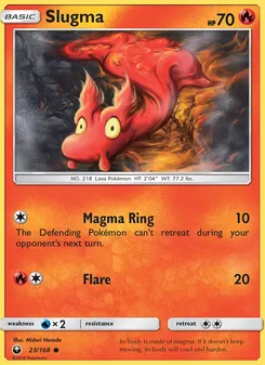 Slugma card from Celestial Storm, number 23/168