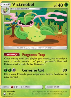 Victreebel card from Celestial Storm, number 3/168