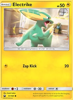 Electrike card from Celestial Storm, number 51/168