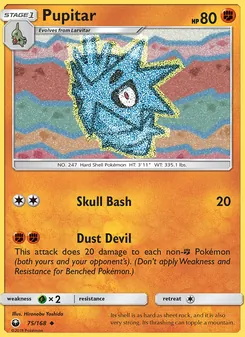 Pupitar card from Celestial Storm, number 75/168