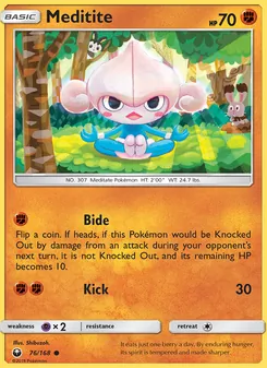 Meditite card from Celestial Storm, number 76/168