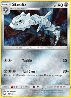 Steelix card from Celestial Storm, number 89/168