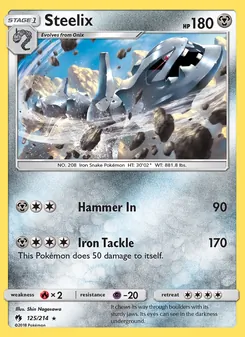 Steelix card from Lost Thunder, number 125/214