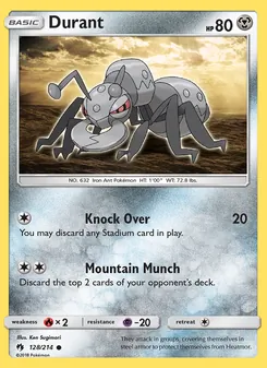 Durant card from Lost Thunder, number 128/214
