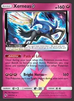 Xerneas ◇ card from Lost Thunder, number 144/214