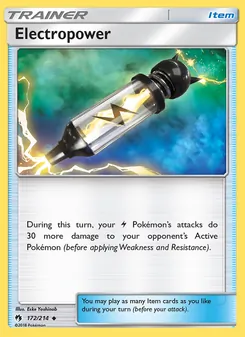 Electropower card from Lost Thunder, number 172/214