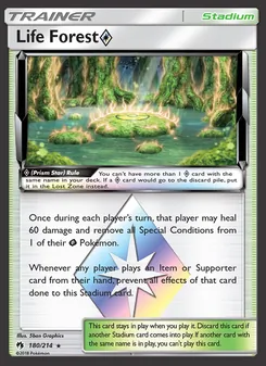 Life Forest ◇ card from Lost Thunder, number 180/214