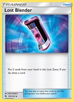 Lost Blender card from Lost Thunder, number 181/214