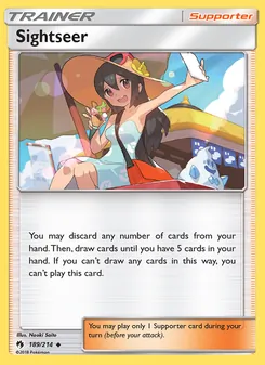 Sightseer card from Lost Thunder, number 189/214
