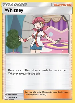 Whitney card from Lost Thunder, number 193/214