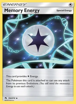 Memory Energy card from Lost Thunder, number 194/214