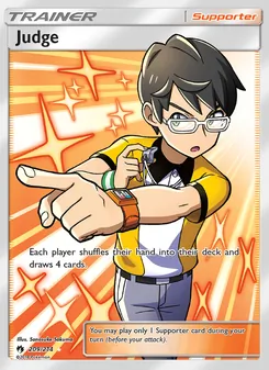 Judge card from Lost Thunder, number 209/214