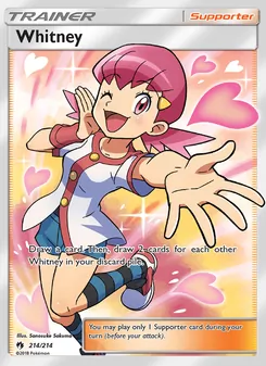 Whitney card from Lost Thunder, number 214/214