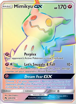 Mimikyu GX card from Lost Thunder, number 226/214