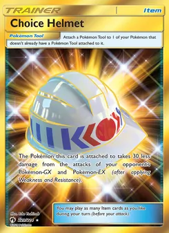 Choice Helmet card from Lost Thunder, number 229/214