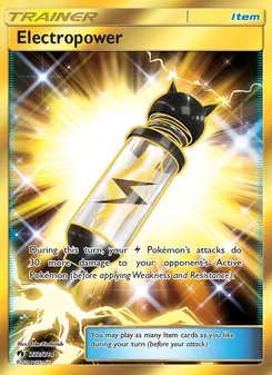 Electropower card from Lost Thunder, number 232/214