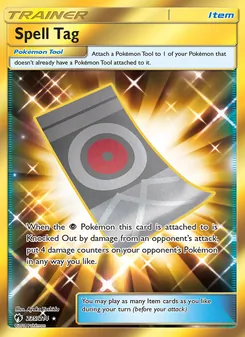 Spell Tag card from Lost Thunder, number 235/214