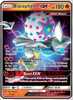 Blacephalon GX card from Lost Thunder, number 52/214