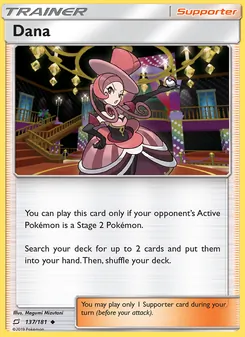 Dana card from Team Up, number 137/181