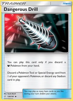 Dangerous Drill card from Team Up, number 138/181