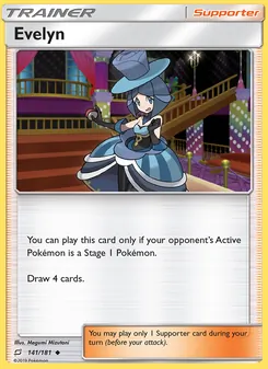 Evelyn card from Team Up, number 141/181