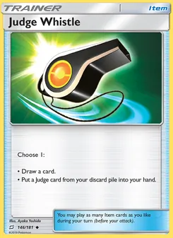 Judge Whistle card from Team Up, number 146/181