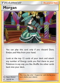 Morgan card from Team Up, number 149/181