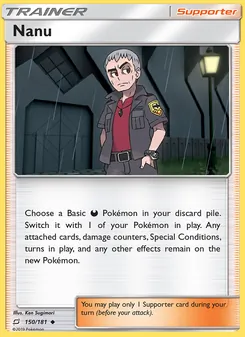 Nanu card from Team Up, number 150/181