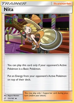 Nita card from Team Up, number 151/181