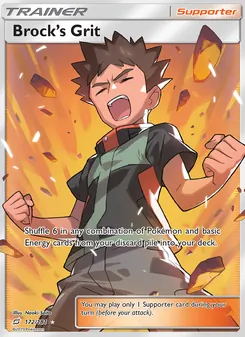 Brock’s Grit card from Team Up, number 172/181