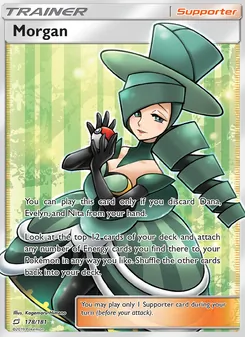 Morgan card from Team Up, number 178/181