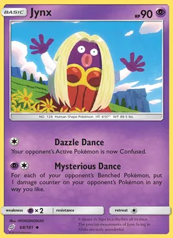 Jynx card from Team Up, number 68/181