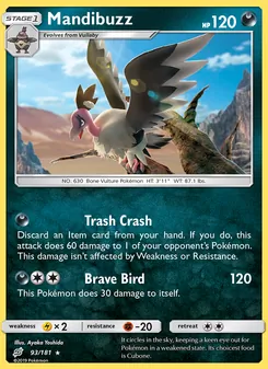 Mandibuzz card from Team Up, number 93/181