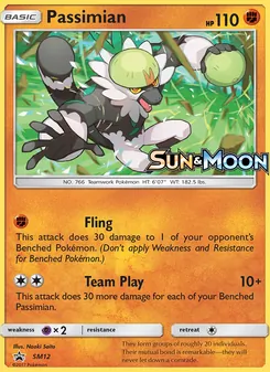 Passimian card from SM Black Star Promos, number SM12/248
