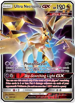 Ultra Necrozma GX card from SM Black Star Promos, number SM126/248