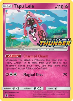 Tapu Lele card from SM Black Star Promos, number SM152/248