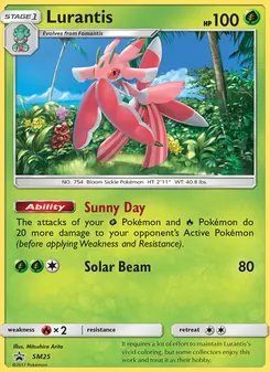 Lurantis card from SM Black Star Promos, number SM25/248