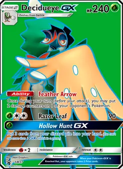 Decidueye GX card from SM Black Star Promos, number SM37/248