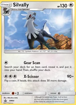Silvally card from SM Black Star Promos, number SM64/248