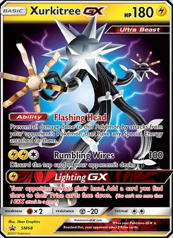 Xurkitree GX card from SM Black Star Promos, number SM68/248